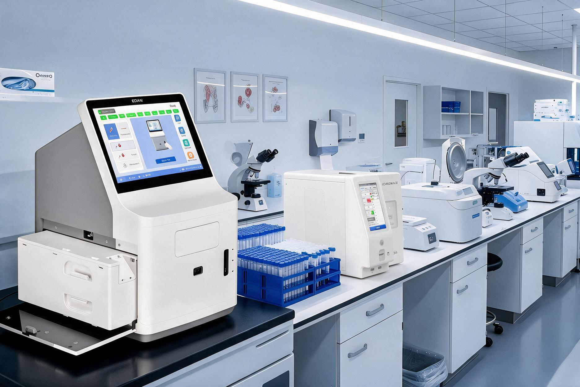 Essential equipment in a diagnostic laboratory.